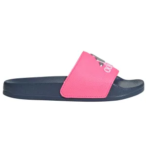 adidas Adilette Shower Sliders - Girls - Lucid Pink/Silver