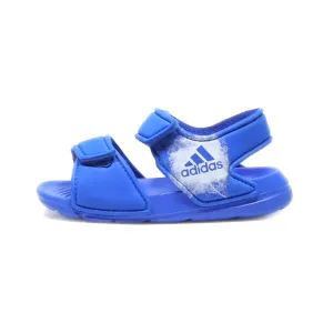 Adidas Flat Sandals Rubber Blue Colour For Kids