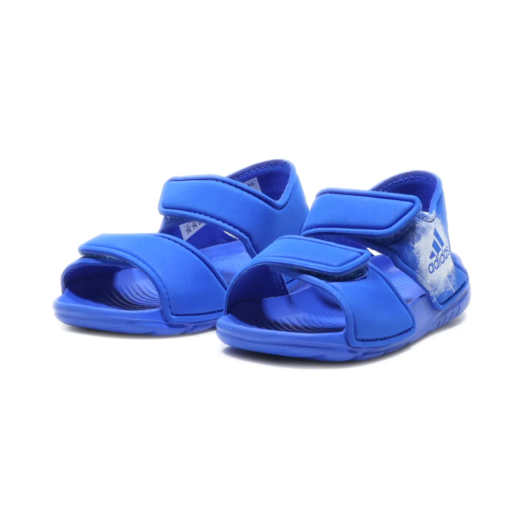 Adidas Flat Sandals Rubber Blue Colour For Kids