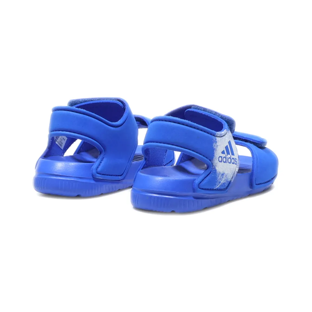 Adidas Flat Sandals Rubber Blue Colour For Kids