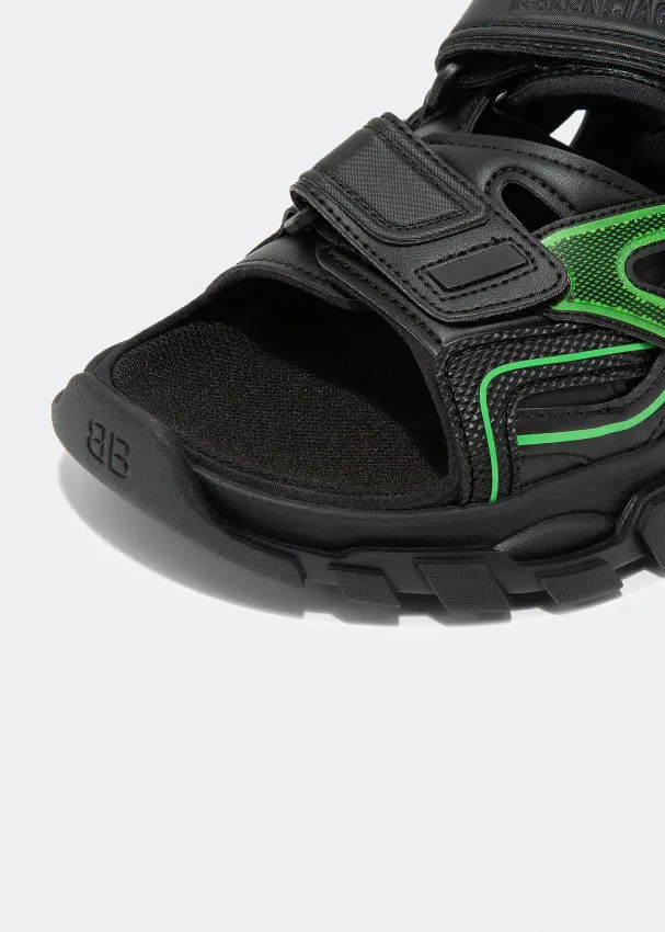 Balenciaga Track Sandal 'black Fluo Green'