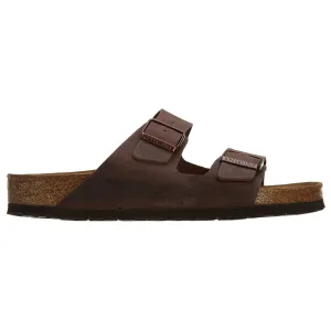 Birkenstock Arizona Oiled Nubuck Leather Unisex Slide Sandals