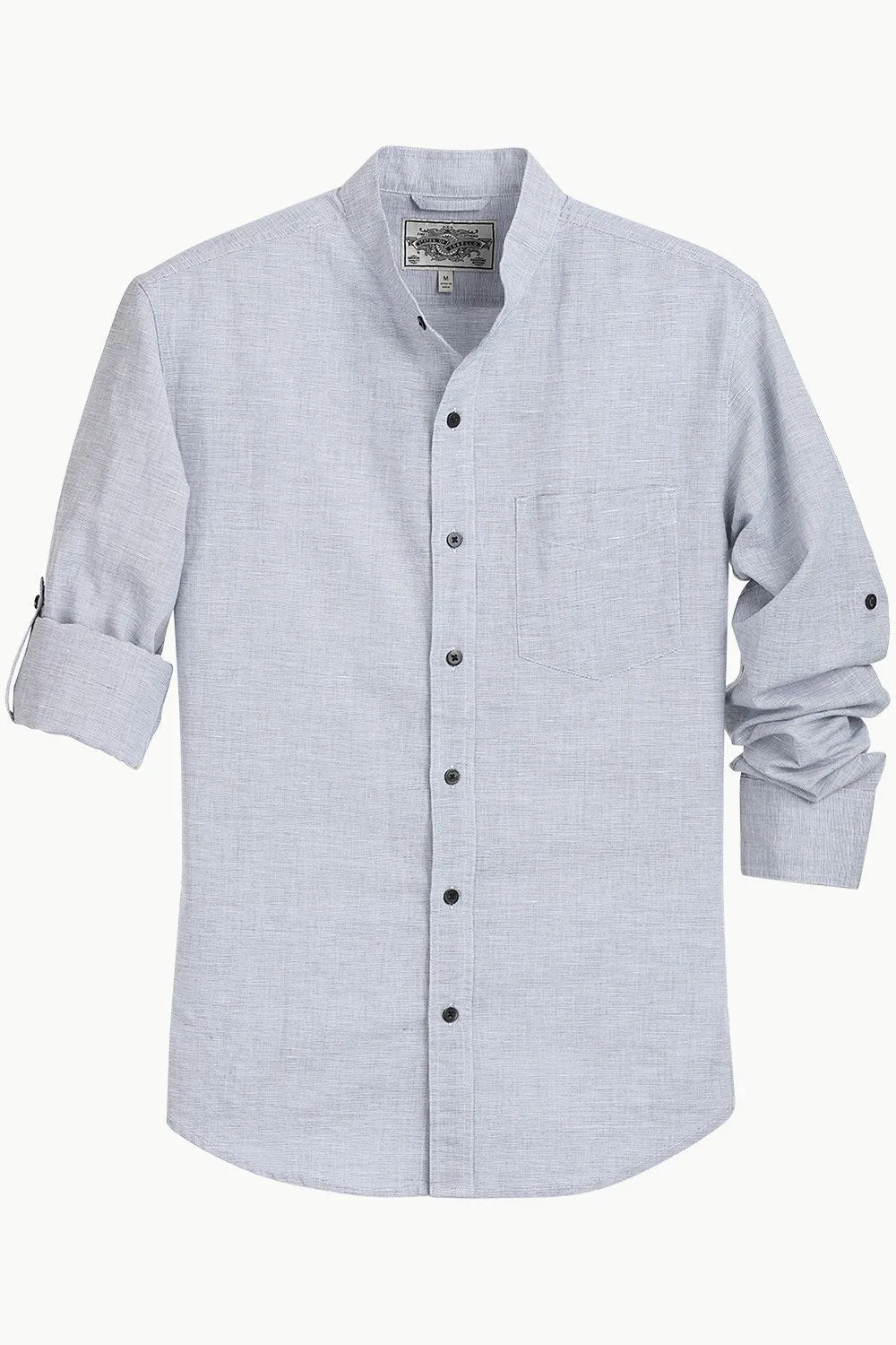 Chinese Collar Casual Shirt