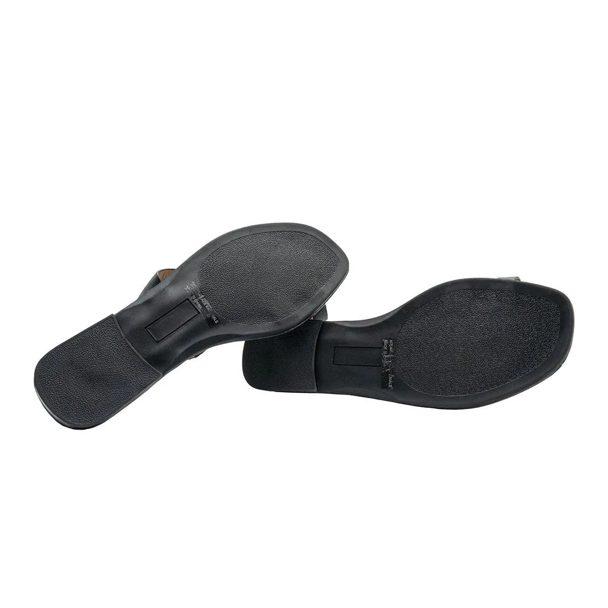 Dolce Vita Jovani Flat Sandals Leather Black Colour For Women