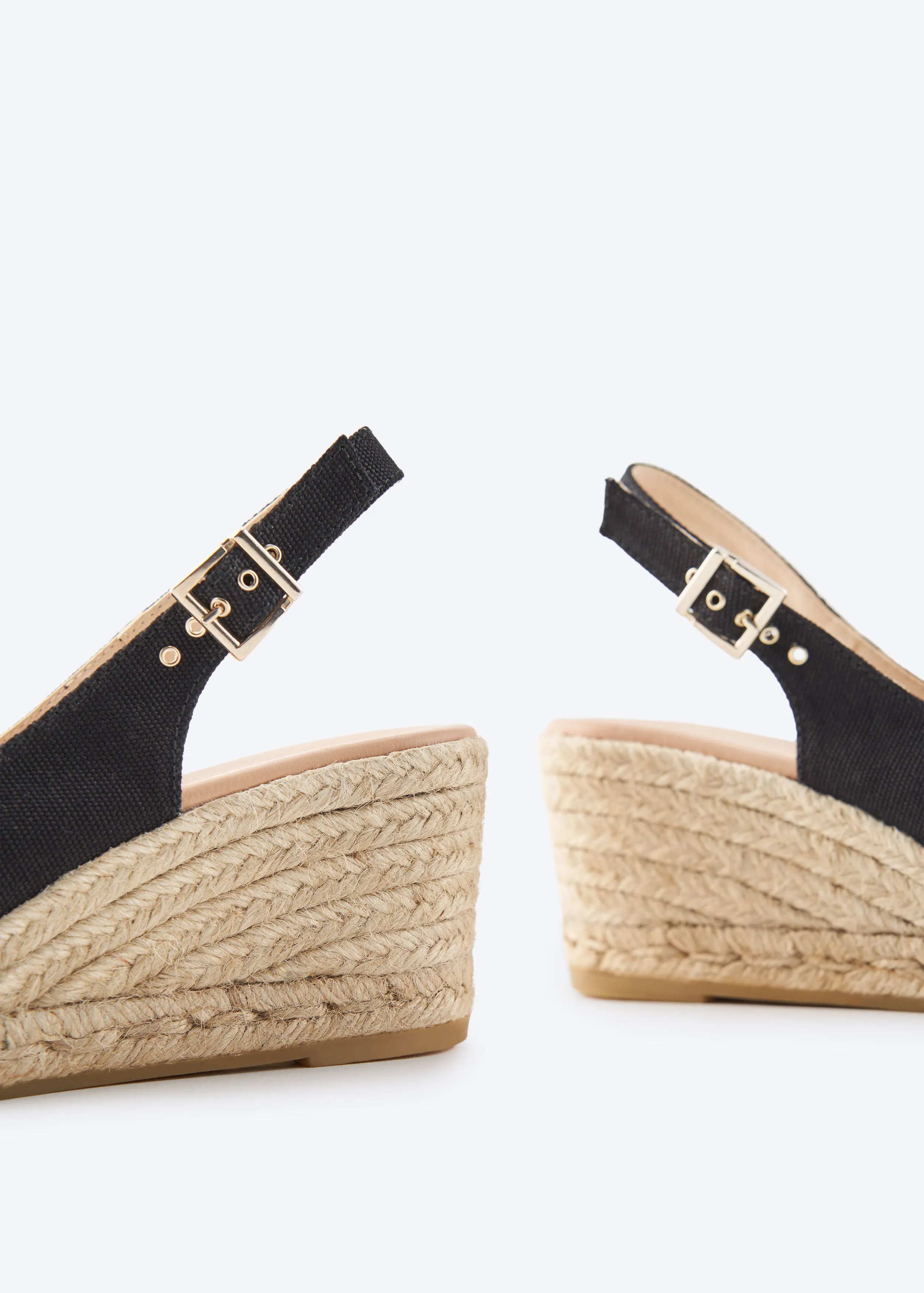 Gavina Canvas Espadrille Sandal Wedges