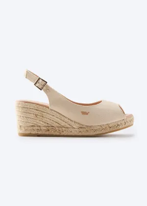 Gavina Canvas Espadrille Sandal Wedges