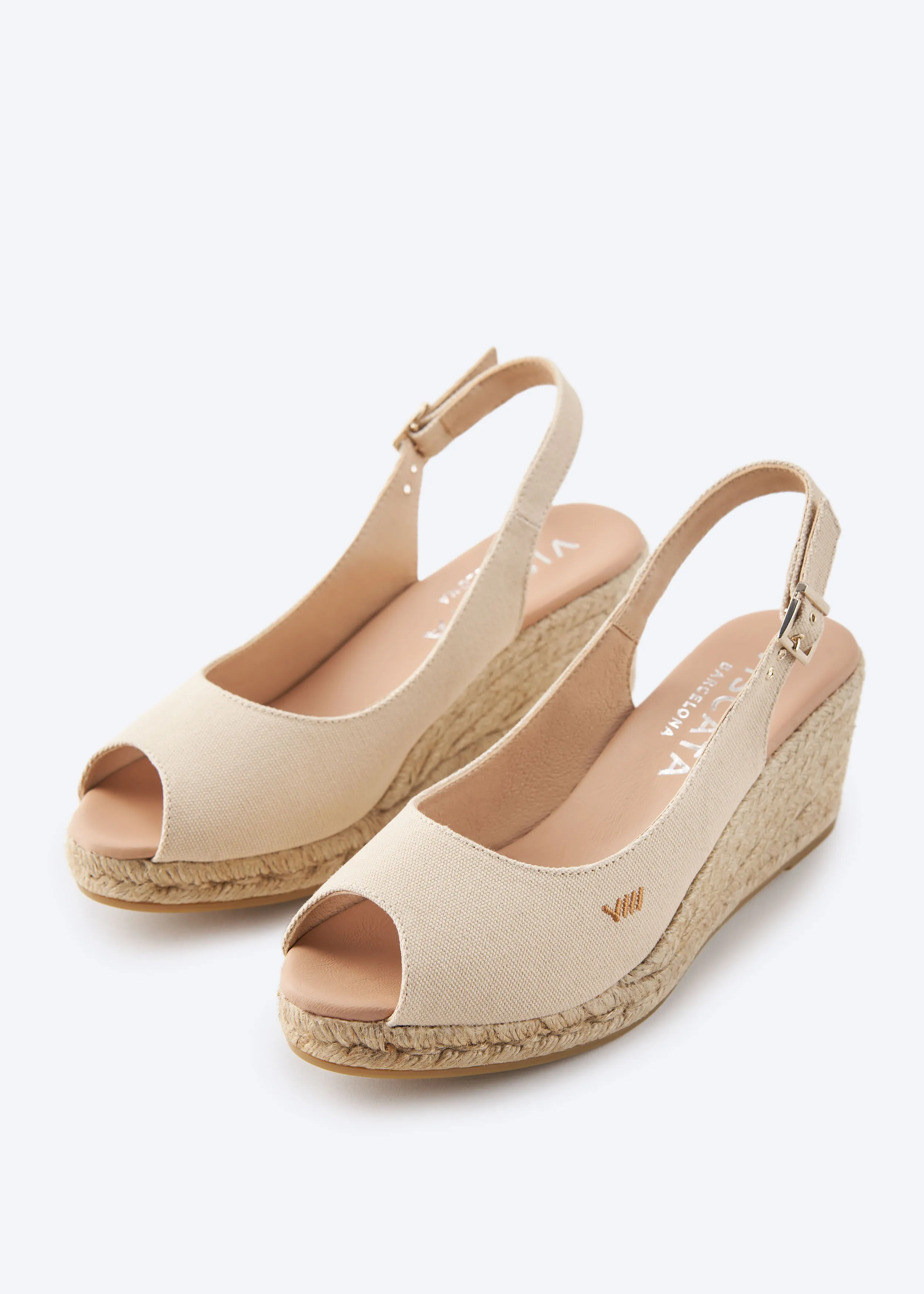 Gavina Canvas Espadrille Sandal Wedges