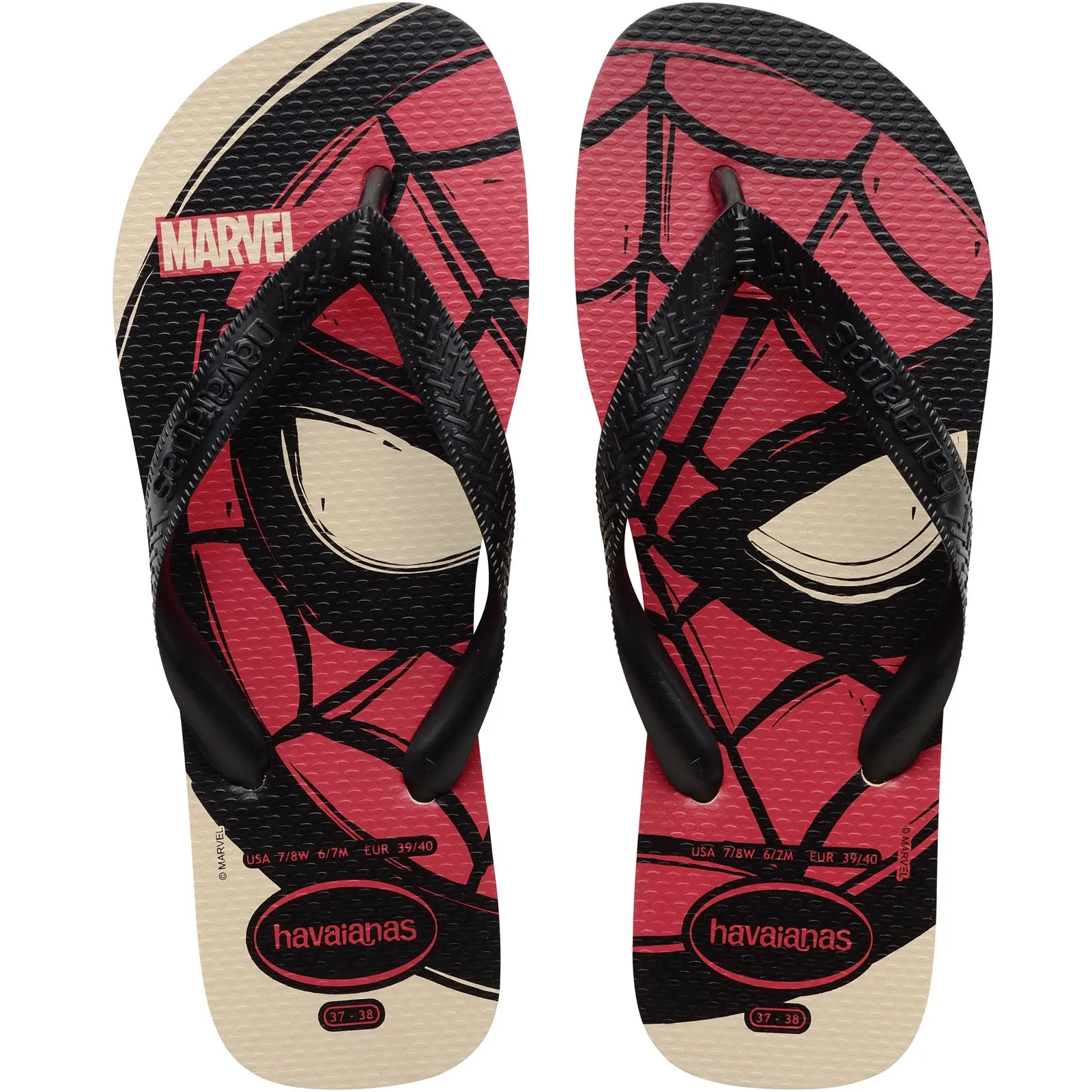 Havaianas Top Marvel Logomania Flip Flops