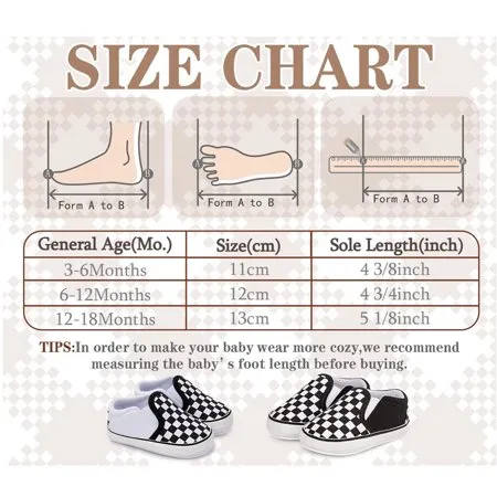 HsdsBebe Baby Girls Boys Shoes Infant Canvas Sneakers Soft Sole Casual First Walkers Crib Shoes 0-18 Months, A01White, 0-6 Months