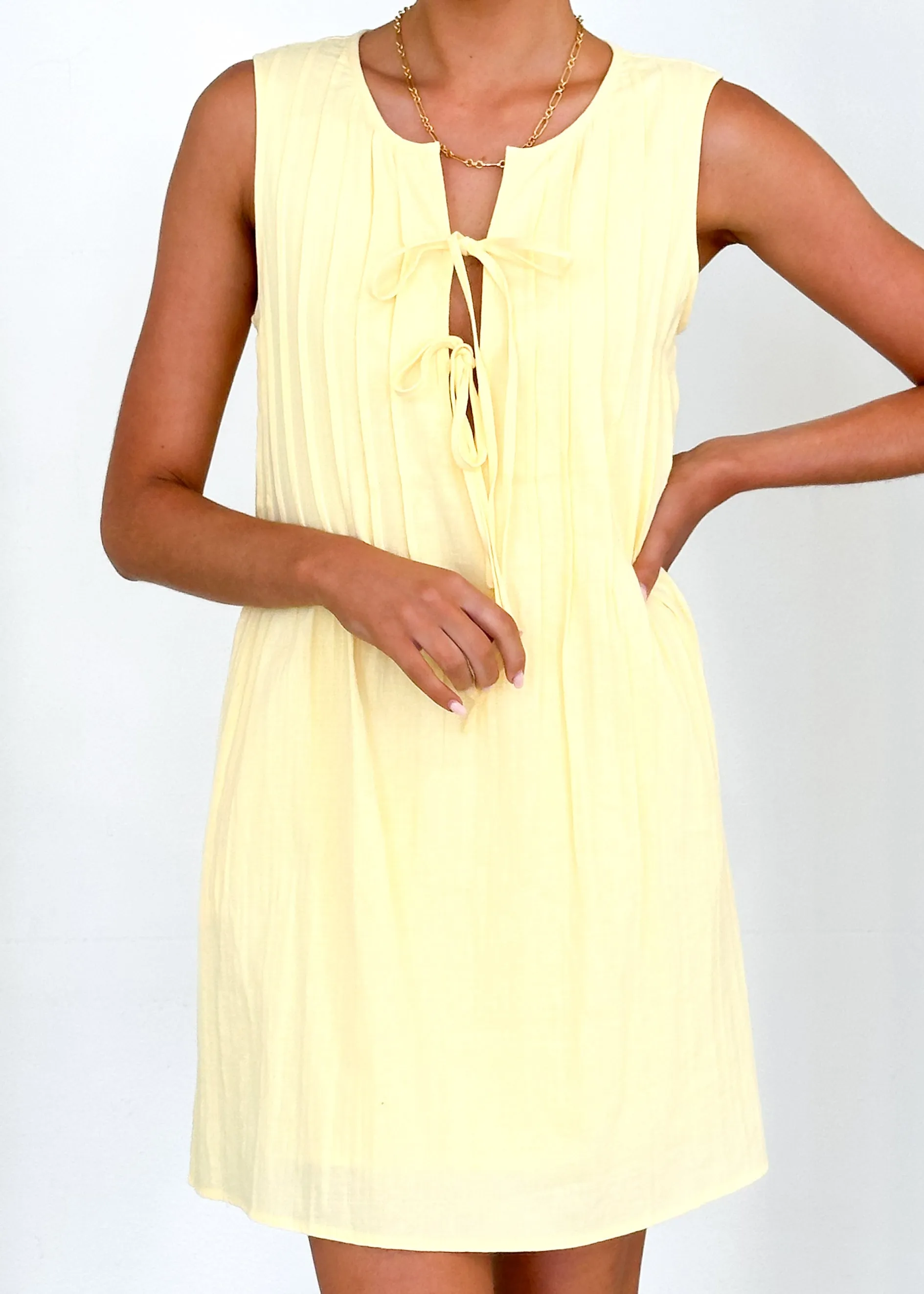 Ismene Dress - Lemon