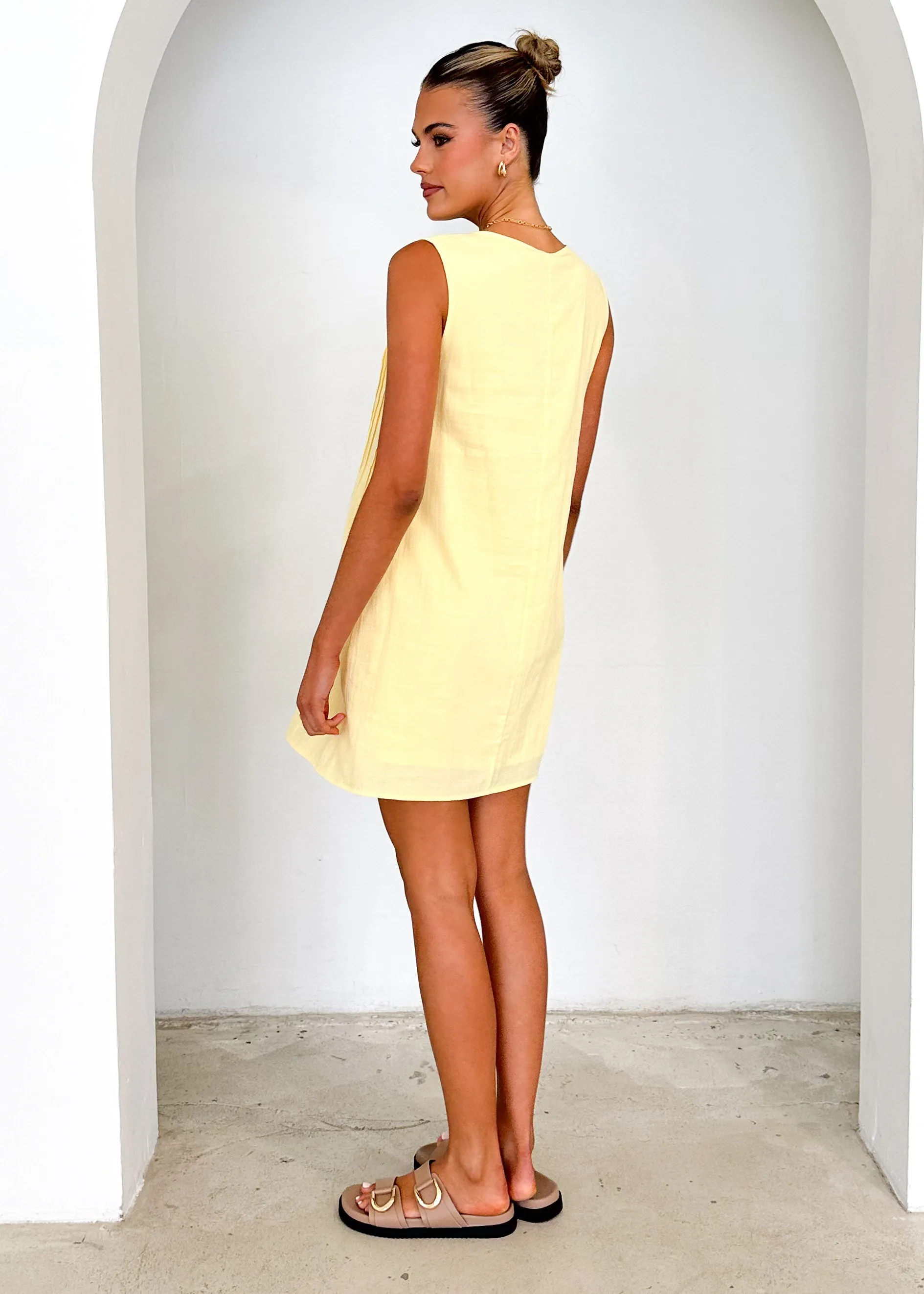 Ismene Dress - Lemon