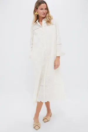 Ivory Eyelet Griffin Dress