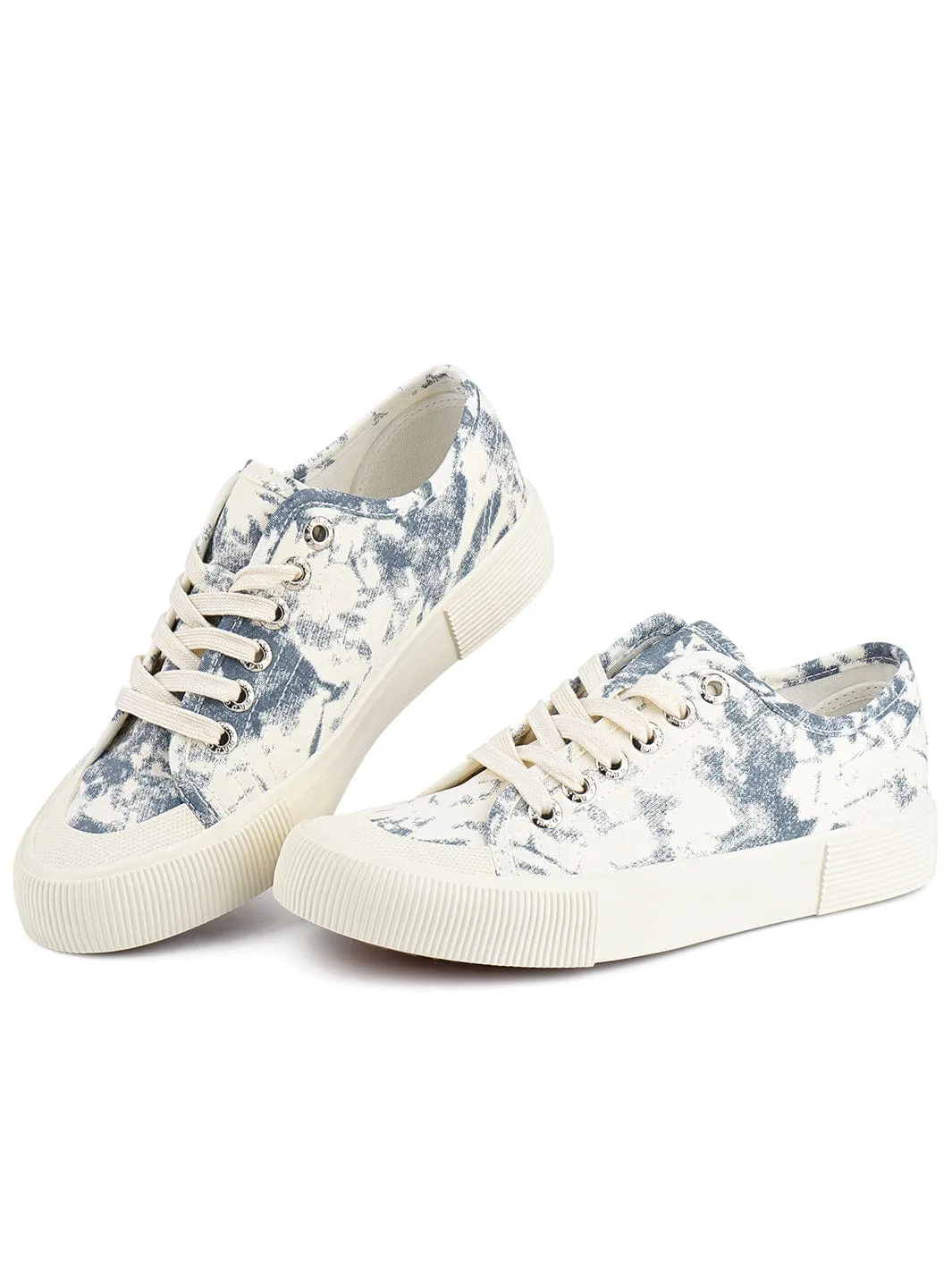 JENN ARDOR Women Canvas Fashion Low-Top Sneakers