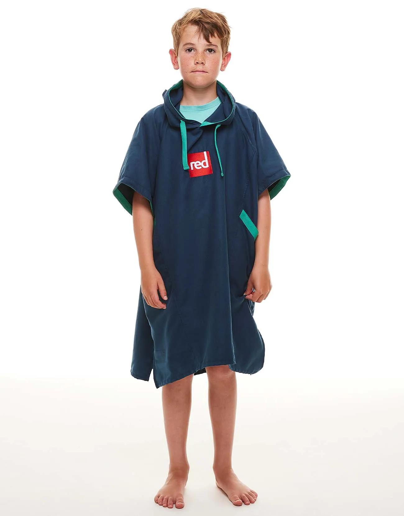 Kids Quick Dry Microfibre Changing Robe - Navy