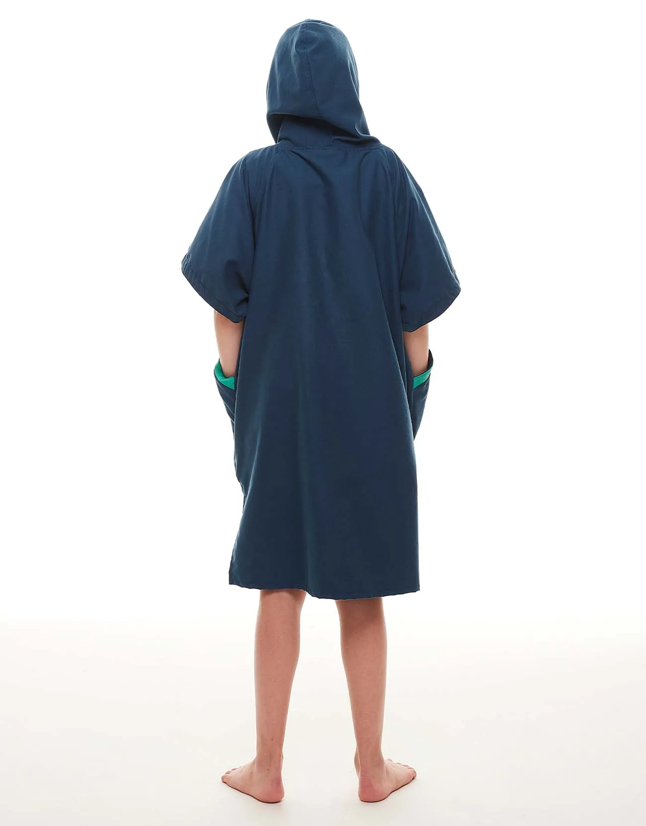 Kids Quick Dry Microfibre Changing Robe - Navy