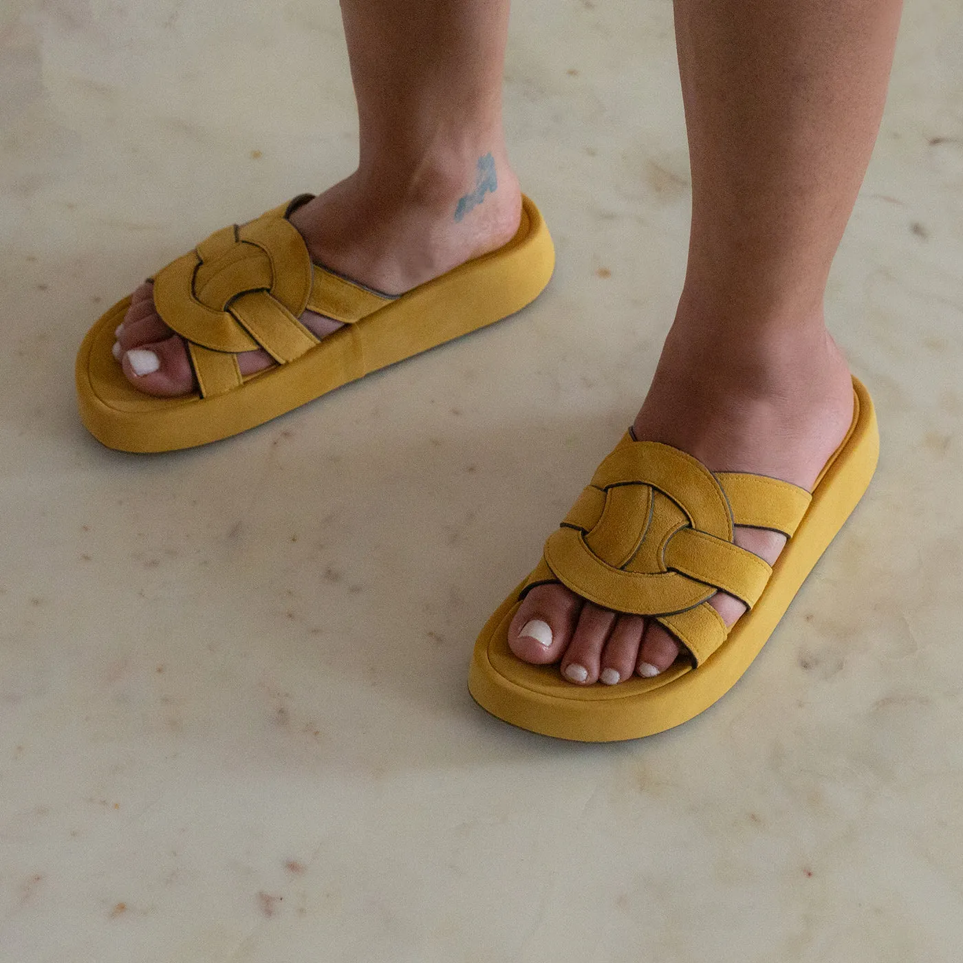 MARKET in YELLOW Platform Sandals