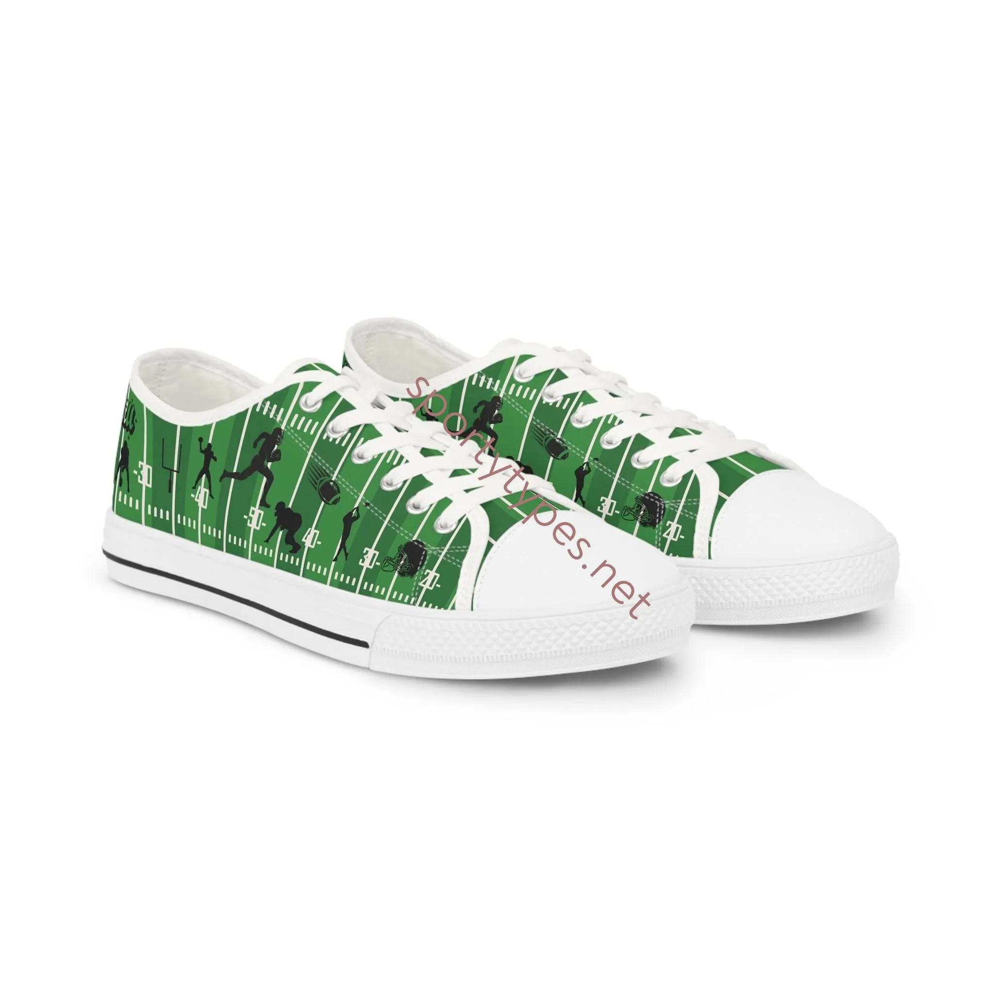 Men's American Football Canvas Low Top Sneakers