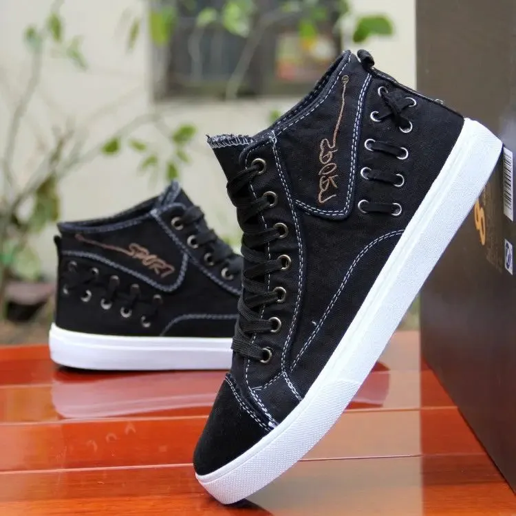 Men's Canvas Shoes- Casual Sneakers