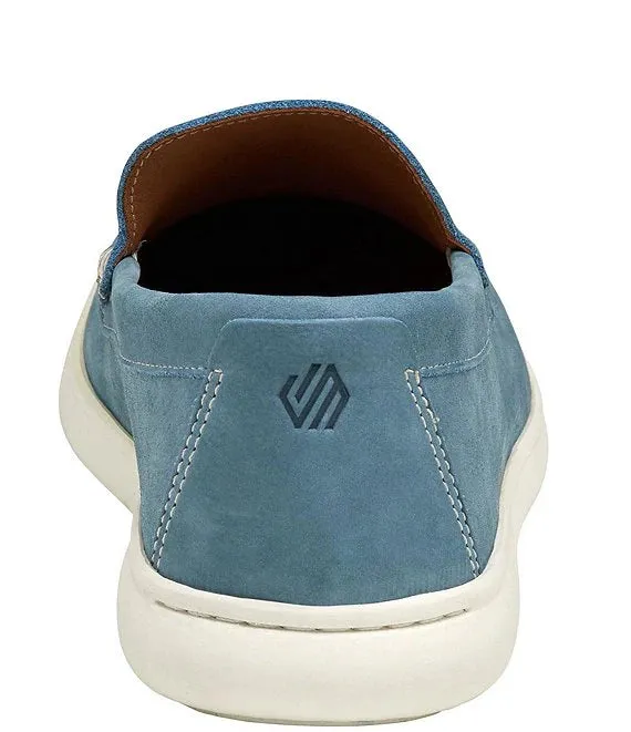 Men's Johnston & Murphy | Brannon Venetian | Denim Nubuck