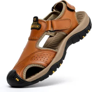 Men's Sporty Brown Beach Hiking Sandals