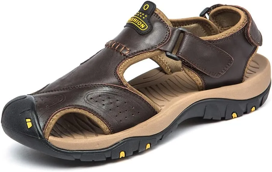 Men's Sporty Brown Beach Hiking Sandals