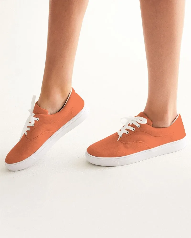 Midtone Orange Canvas Sneakers | Women's | C0M70Y80K0