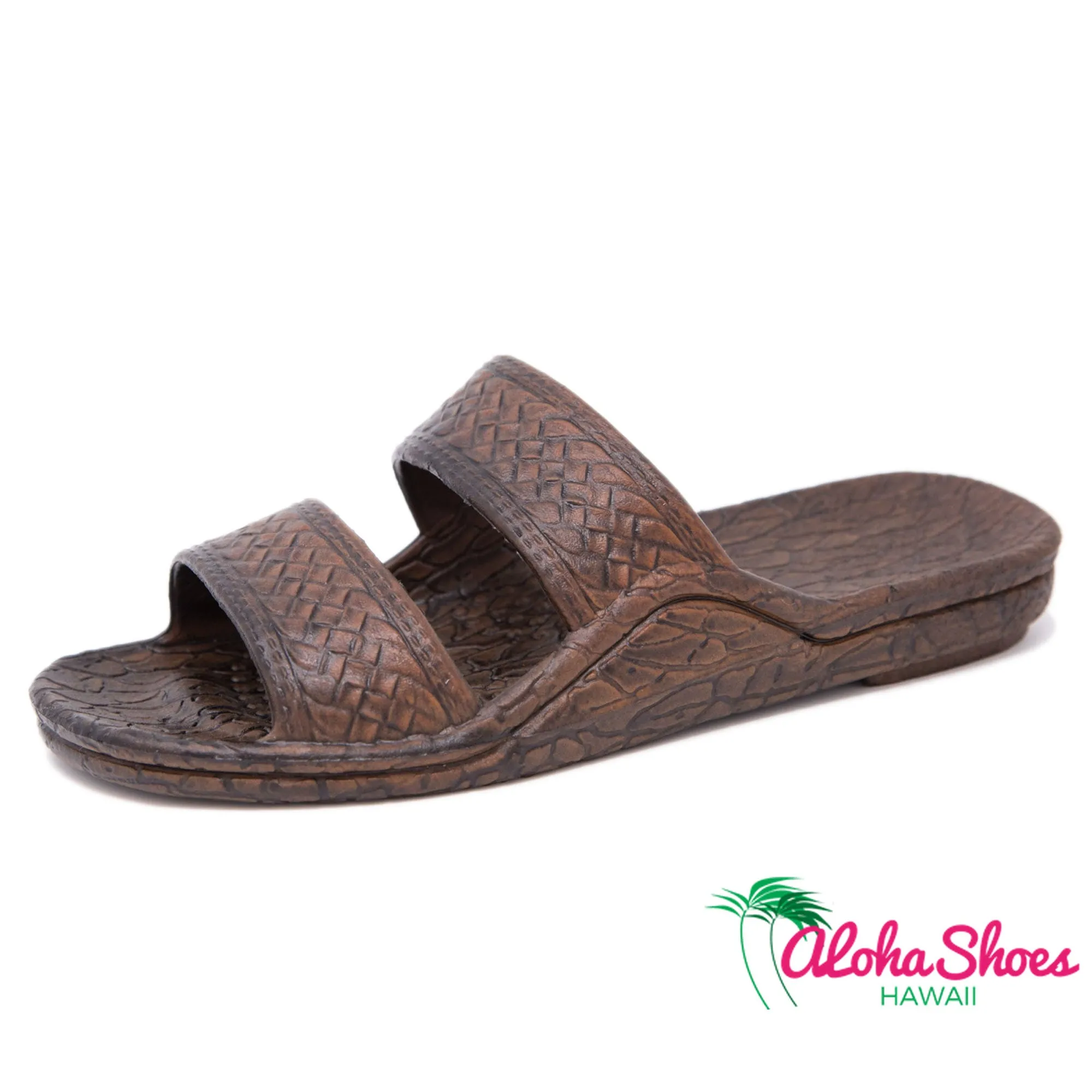 Pali Hawaii Jandals Dark Brown Slides