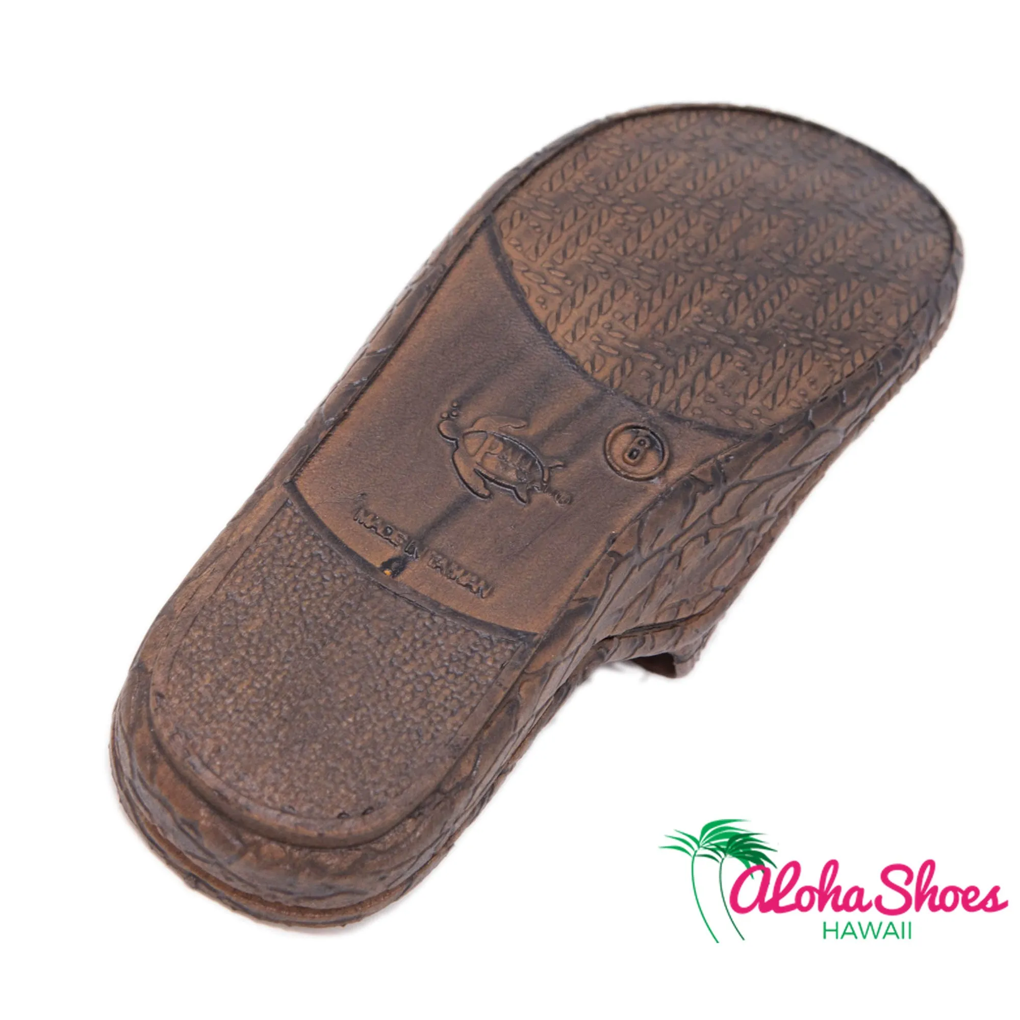 Pali Hawaii Jandals Dark Brown Slides