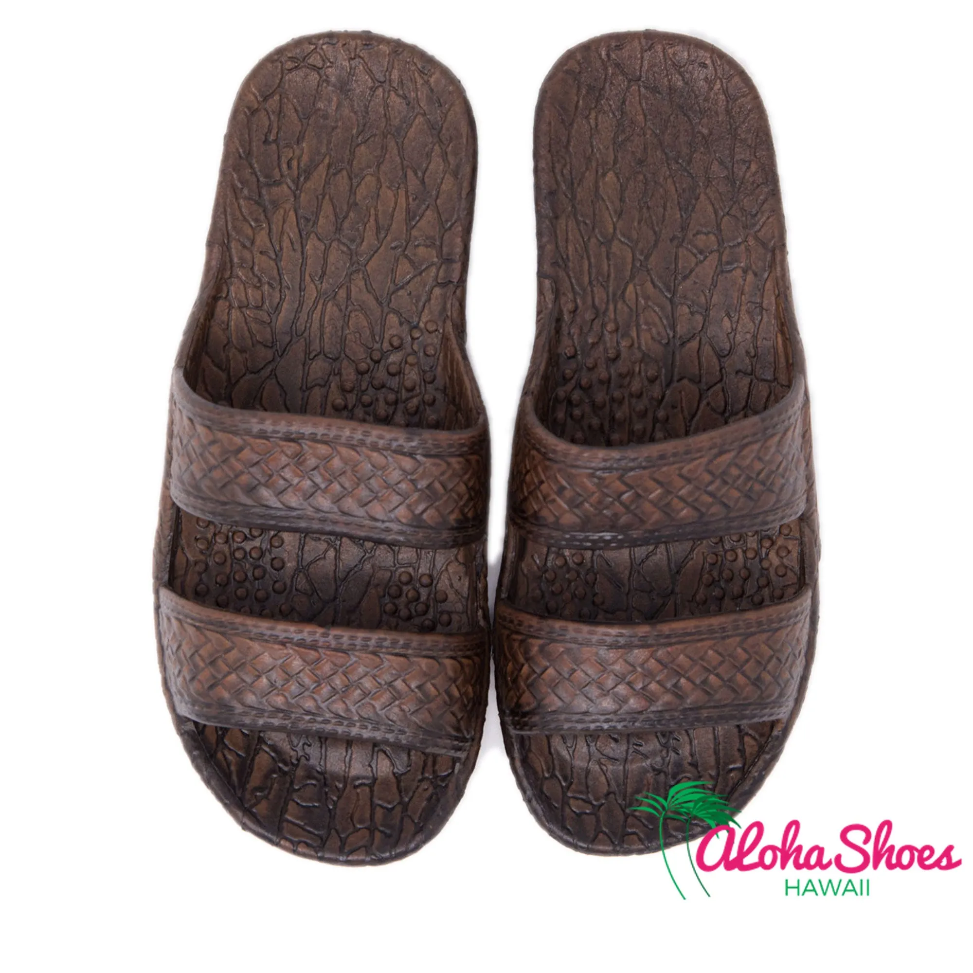 Pali Hawaii Jandals Dark Brown Slides