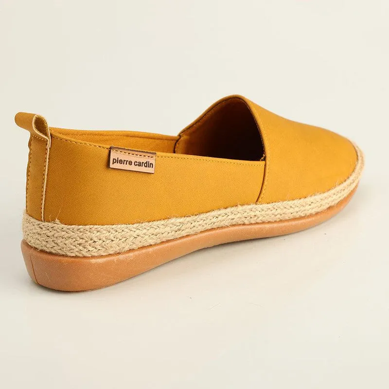 Pierre Cardin St Tropez Flats - Mustard