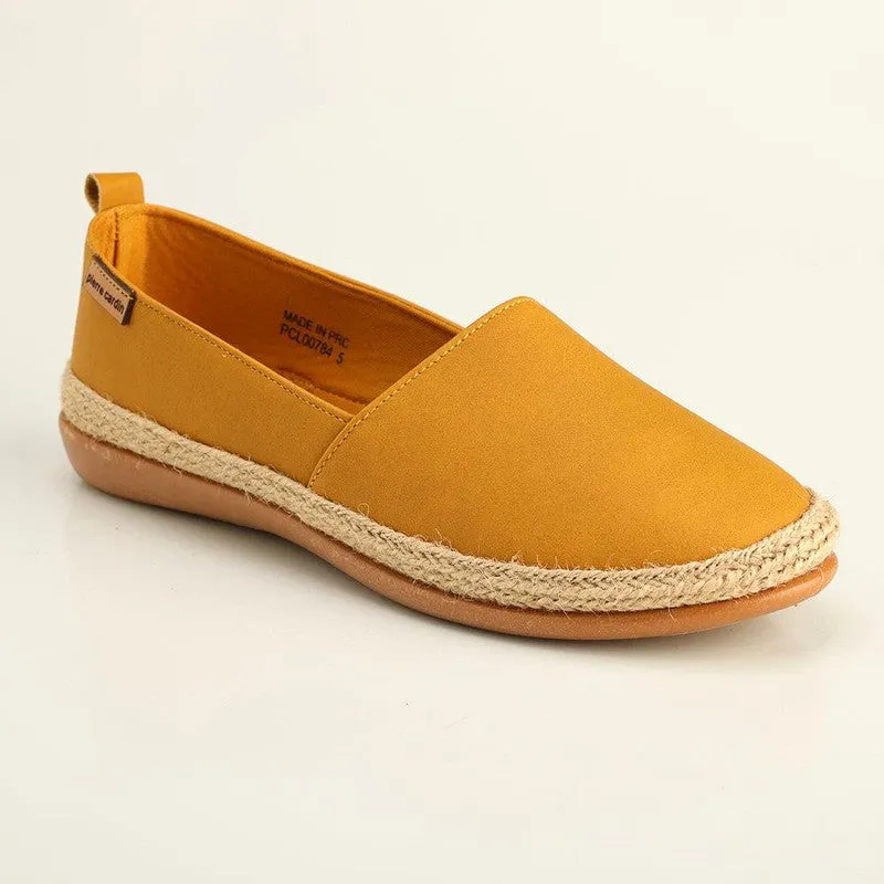 Pierre Cardin St Tropez Flats - Mustard