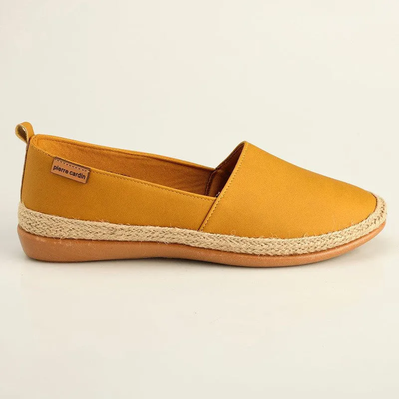 Pierre Cardin St Tropez Flats - Mustard