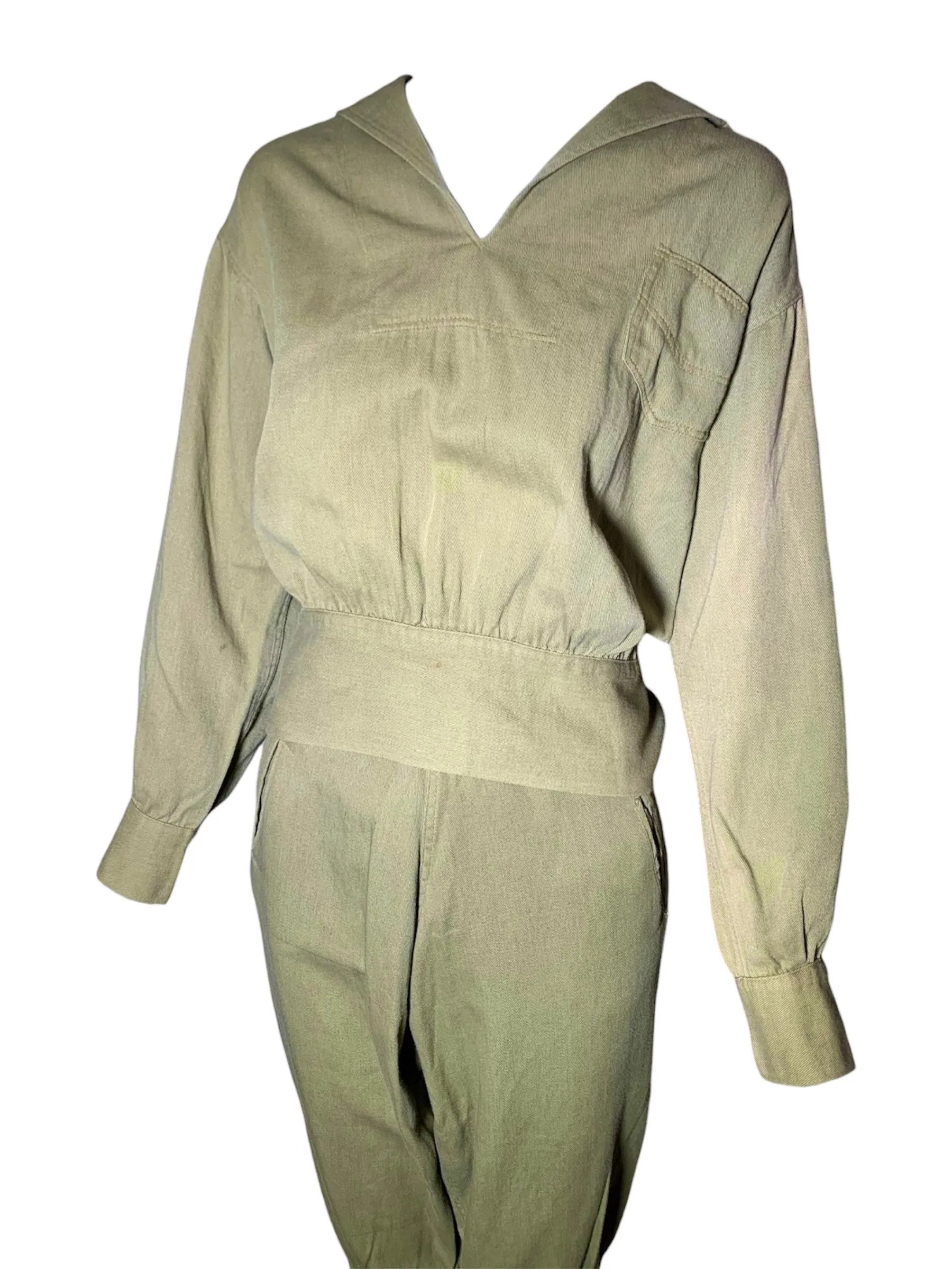 Rare 1920's Women's Camp Uniform Ensemble