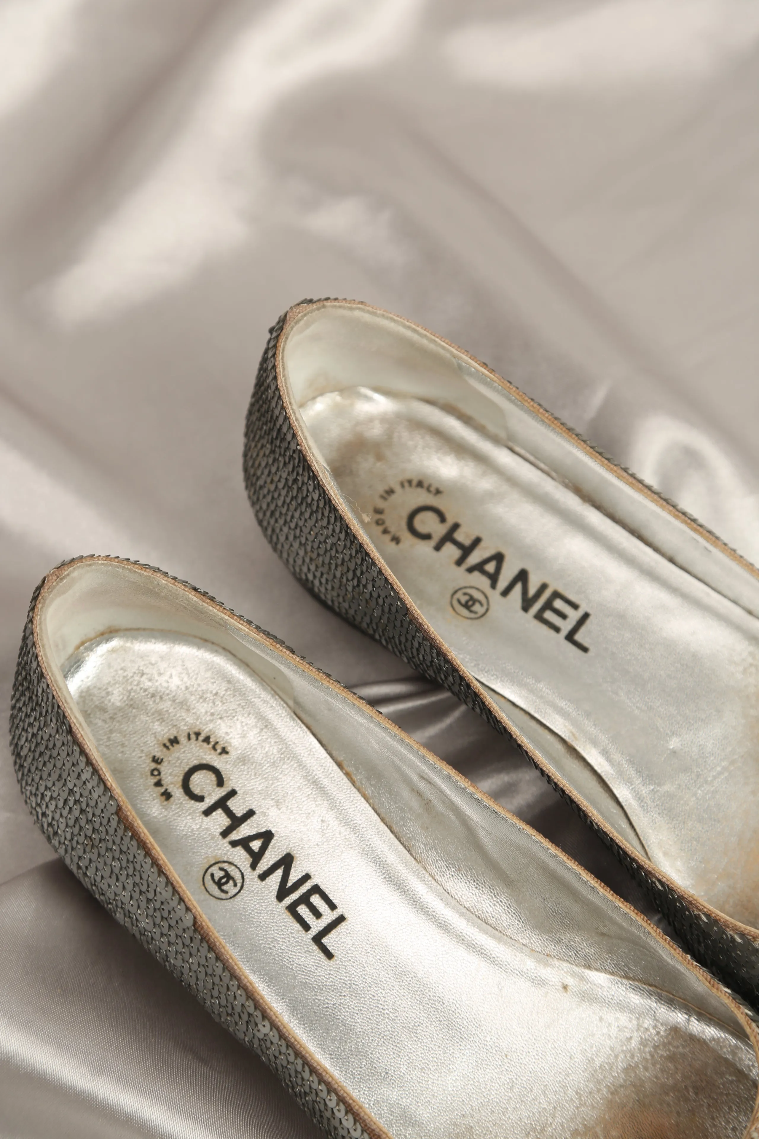 Rare Ombre  Sequin CHANEL Ballerina Flats