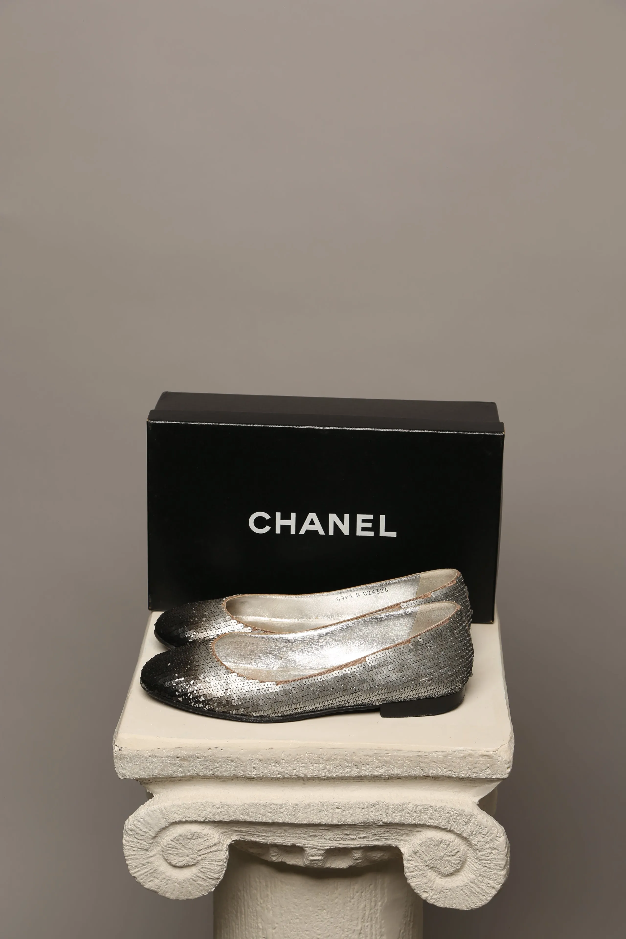 Rare Ombre  Sequin CHANEL Ballerina Flats