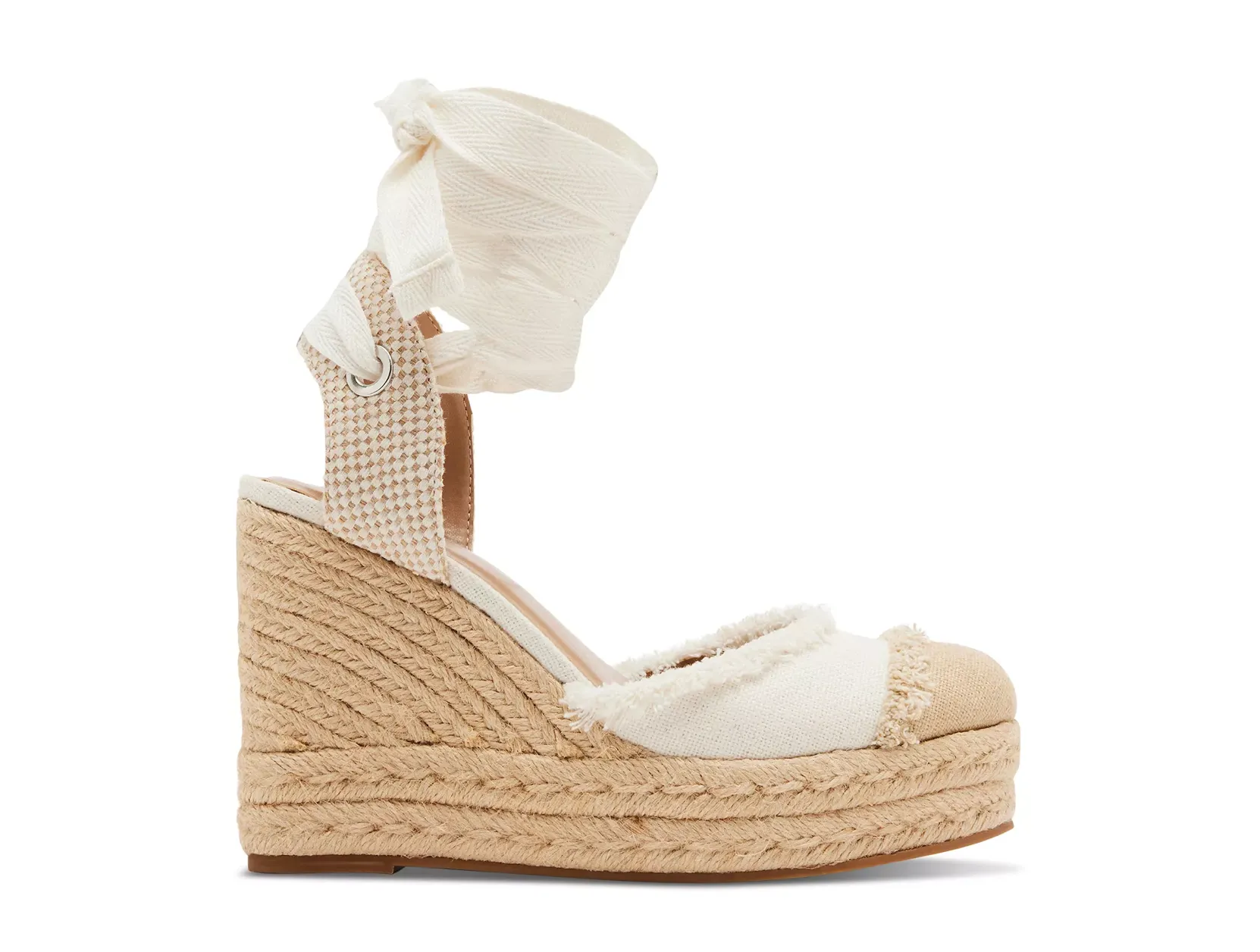 Round Toe Lace Up Espadrille