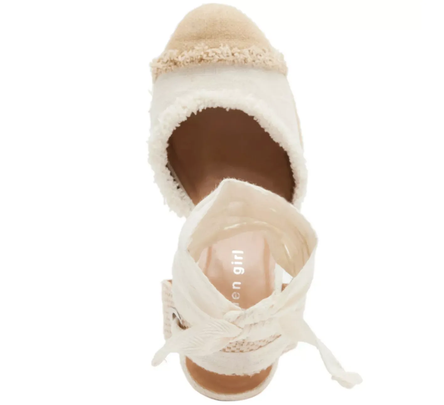 Round Toe Lace Up Espadrille