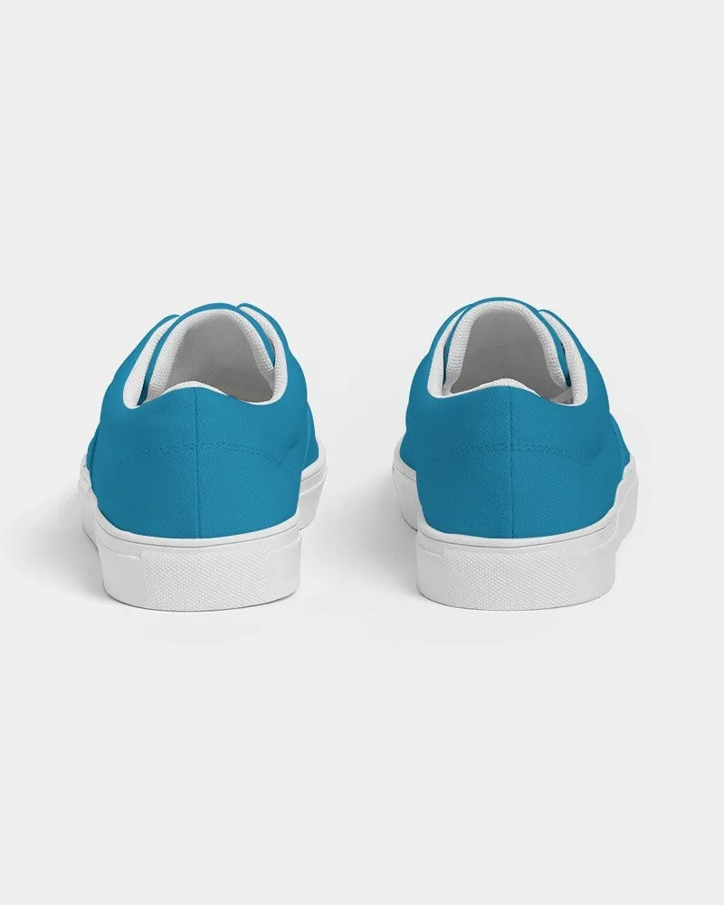 Shaded Cyan Canvas Sneakers | Men's | C100M0Y0K30