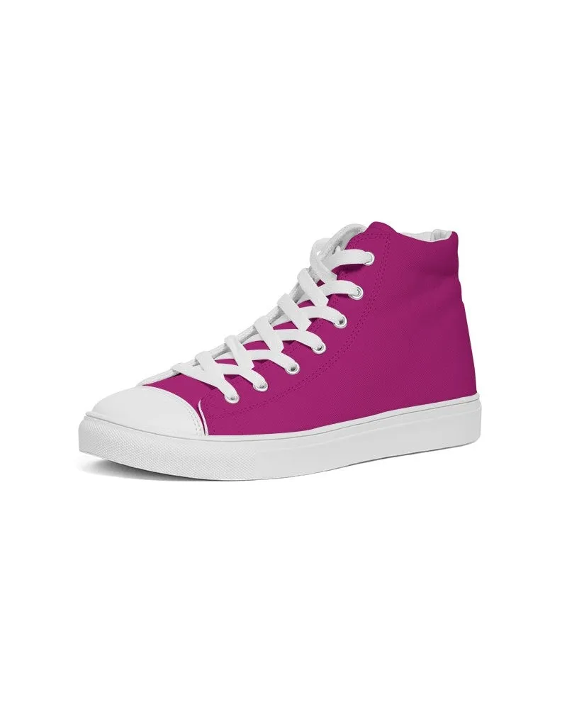 Shaded Magenta High-Top Canvas Sneakers | Women's | C0M100Y0K30