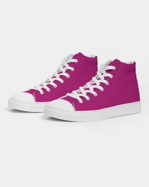 Shaded Magenta High-Top Canvas Sneakers | Women's | C0M100Y0K30