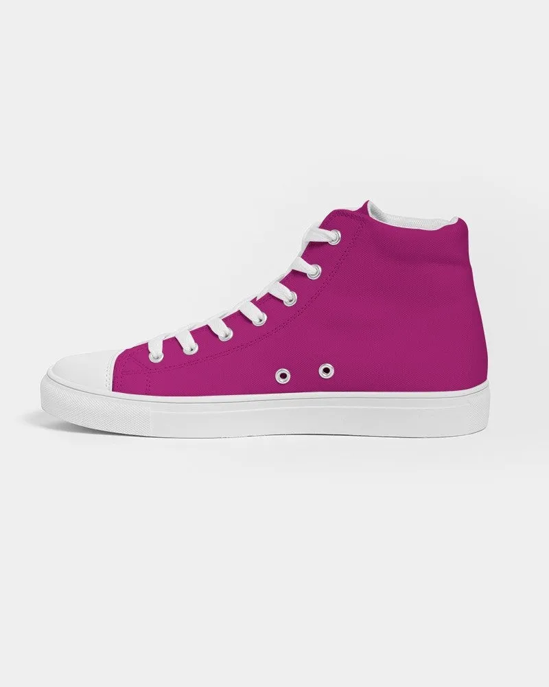 Shaded Magenta High-Top Canvas Sneakers | Women's | C0M100Y0K30