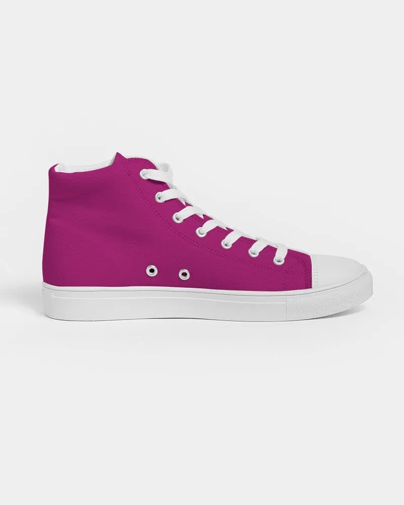 Shaded Magenta High-Top Canvas Sneakers | Women's | C0M100Y0K30