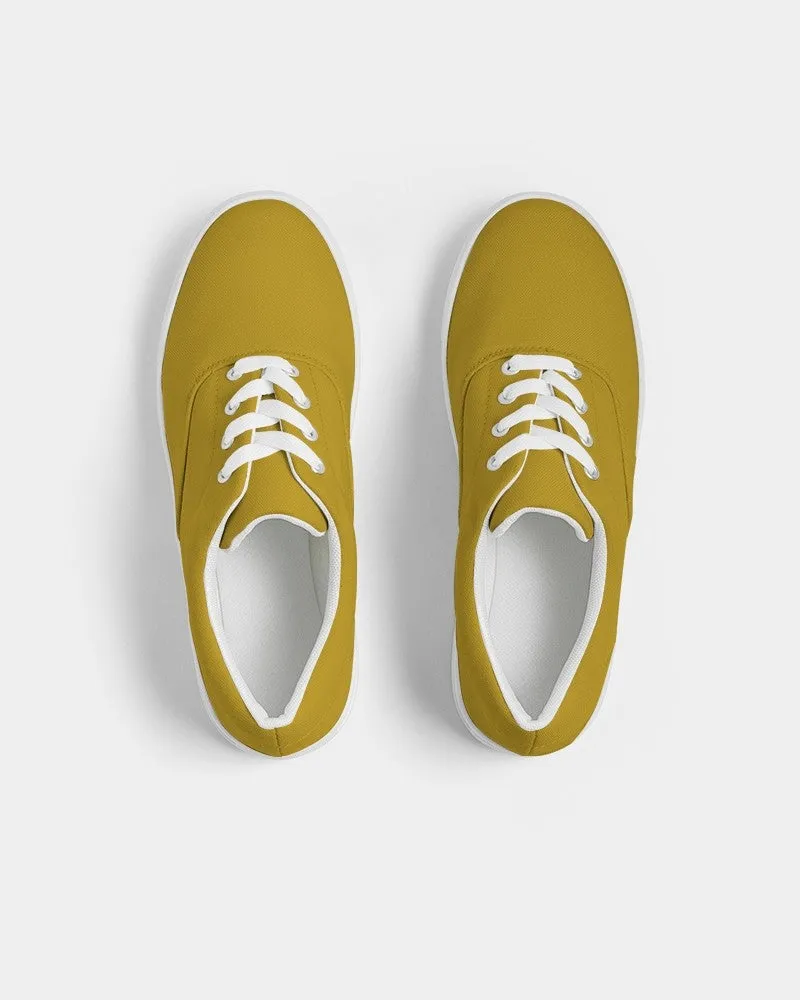 Shaded Yellow Canvas Sneakers | Men's | C0M25Y100K30